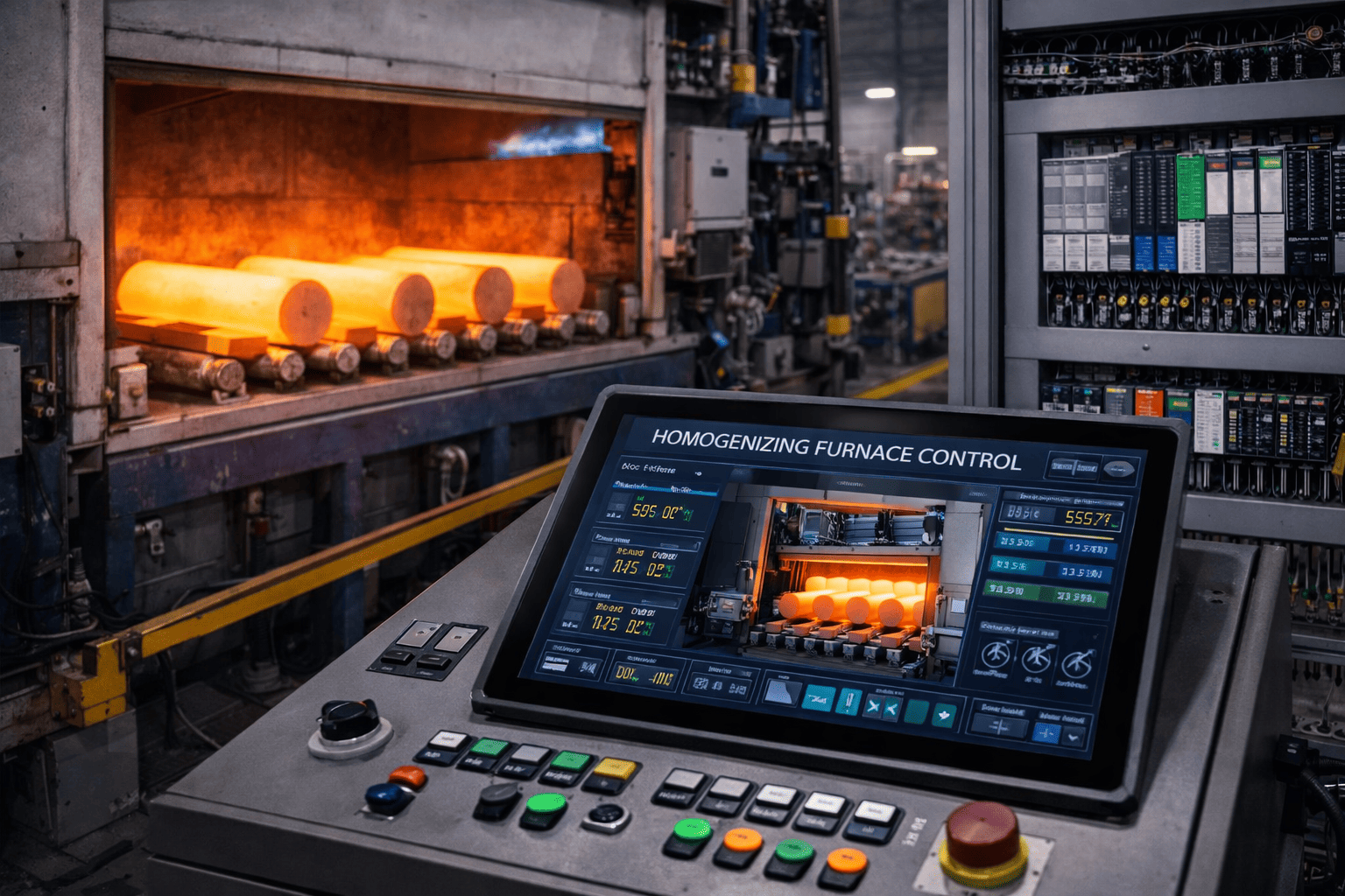 DC Kontrol, Alüminyum Ekstrüzyon Sistem Otomasyonu, Press, Puller, Biyet Isıtma, Sondaj Makineleri Elektrik Tesisatı Ve Otomasyonu, Alüminyum Eğriltme Ocakları, Eğriltme Fırın Otomasyonu, Homojen Fırın Otomasyonu